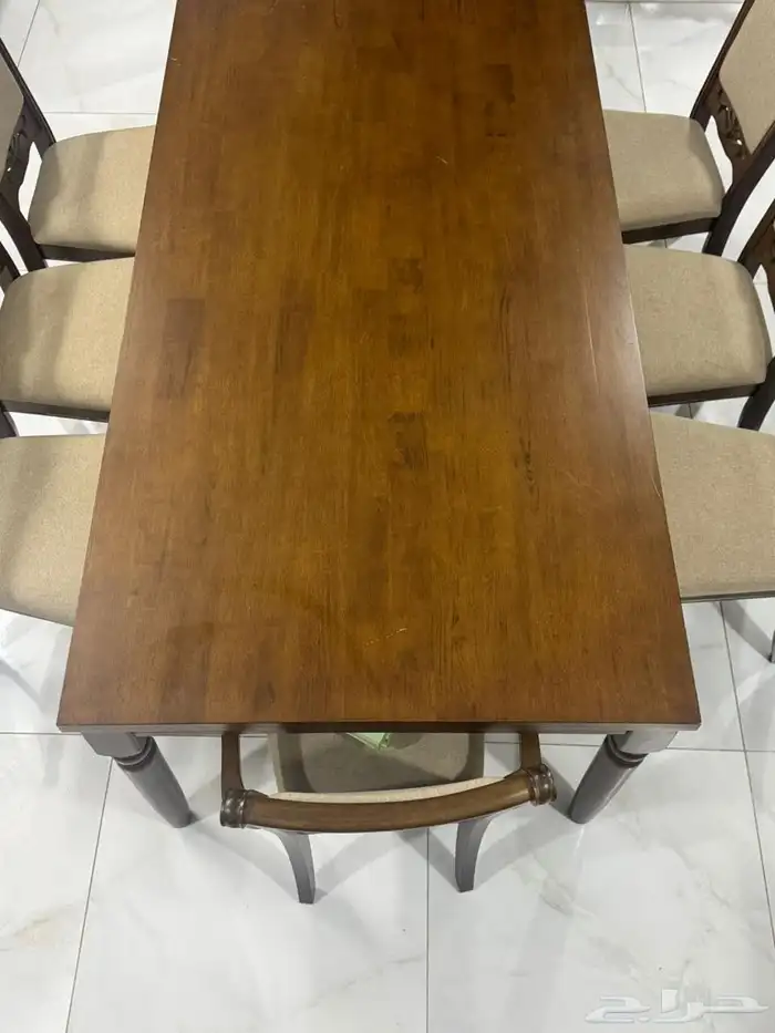 طاولا معا الكراسي وستاير جديده للبيع 2