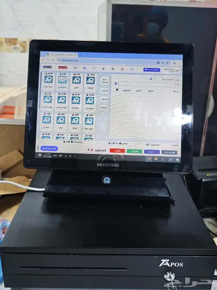 كاشير لمس مع متابعة مبيعاتك عن بعد معتمد مع امكانية الربط 0