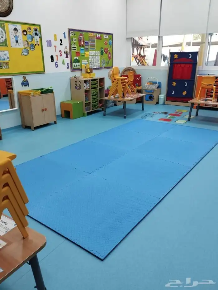 أرضيات ربل مطاطية عالية التحمل مناسبة للصالات الرياضية 1