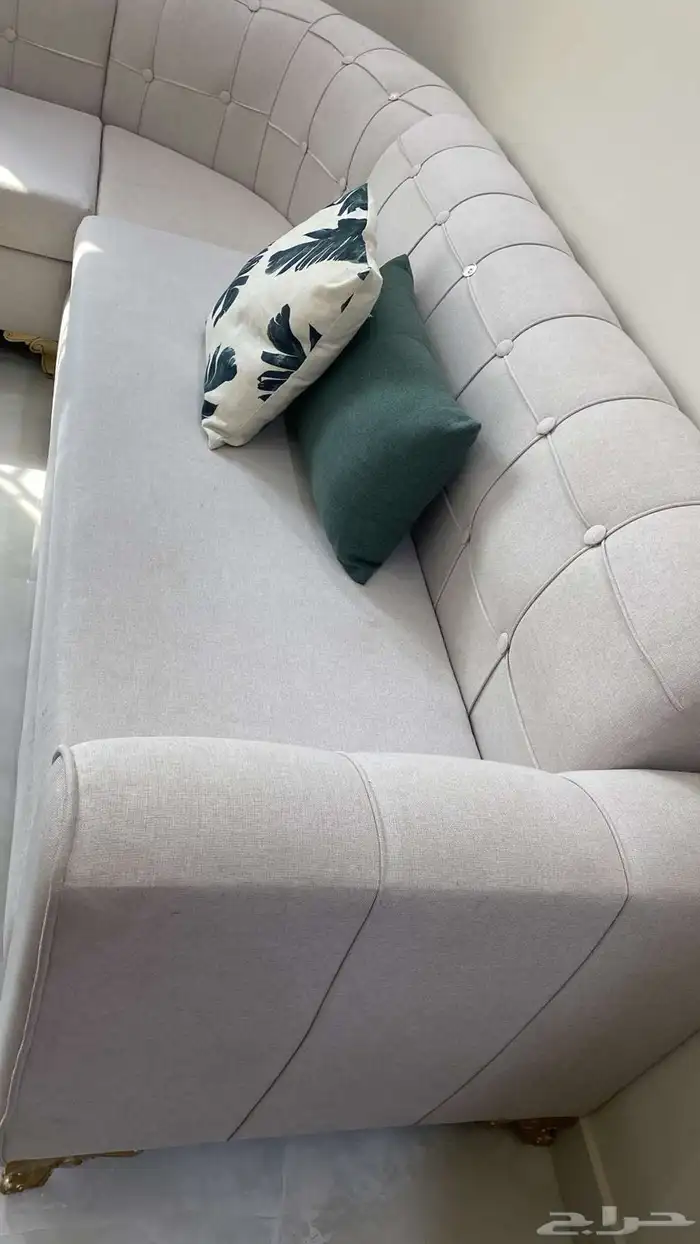 كنب U وكرسي فردي 2