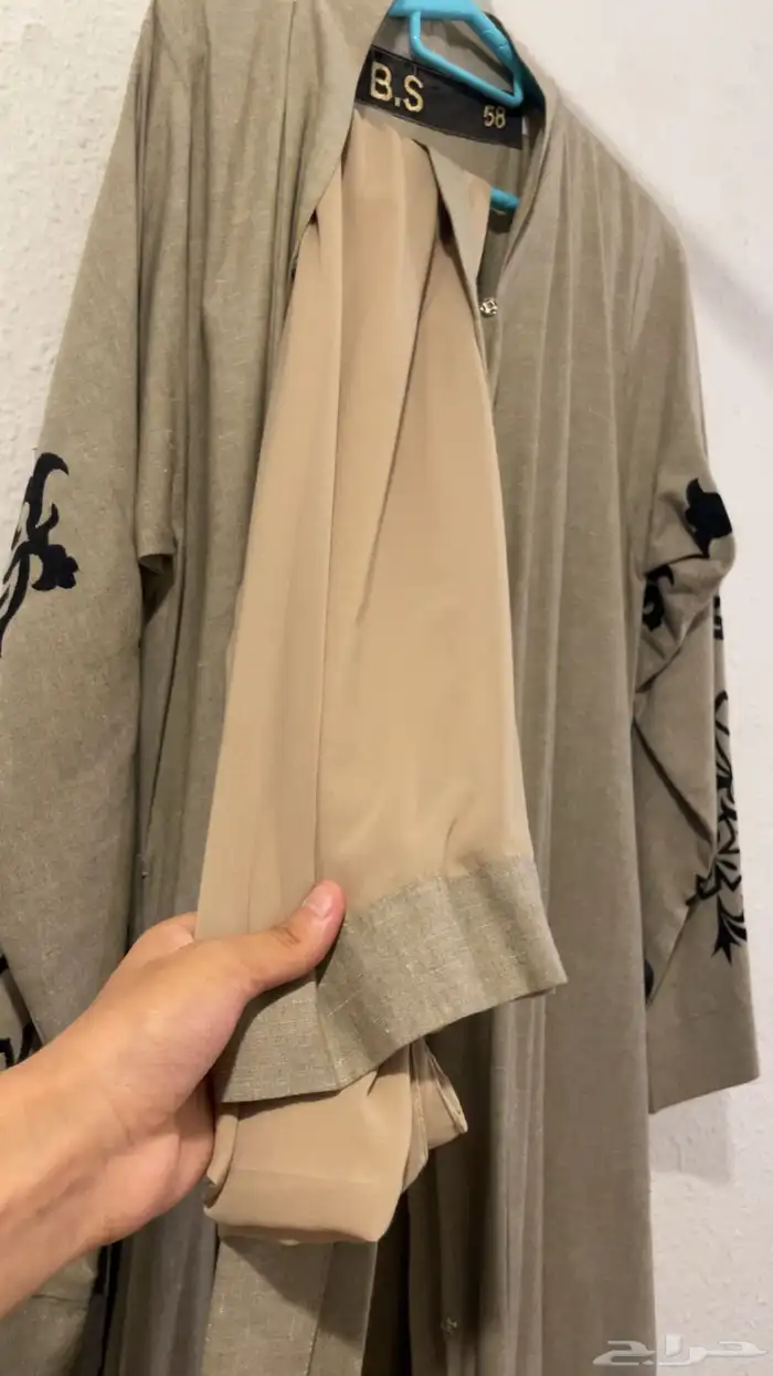 عباية نسائية مارك ثقيلة مقاس ميد 58 4