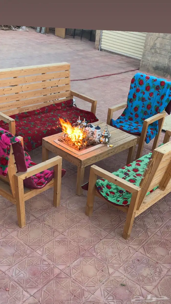 جلسات شتويه مع منقل للبيع 3