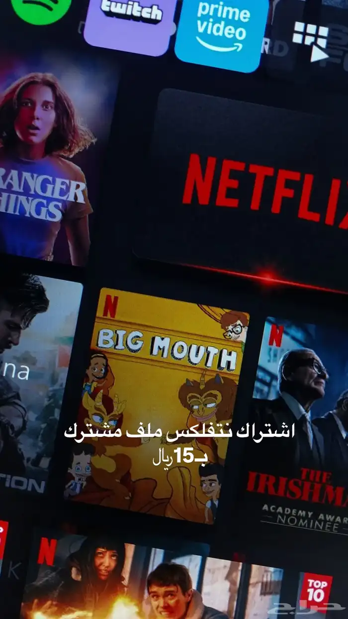 حسابات تفلكس للبيع 0