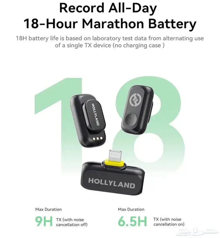 الميكروفون اللاسلكي Hollyland LARK C1 DUO 4