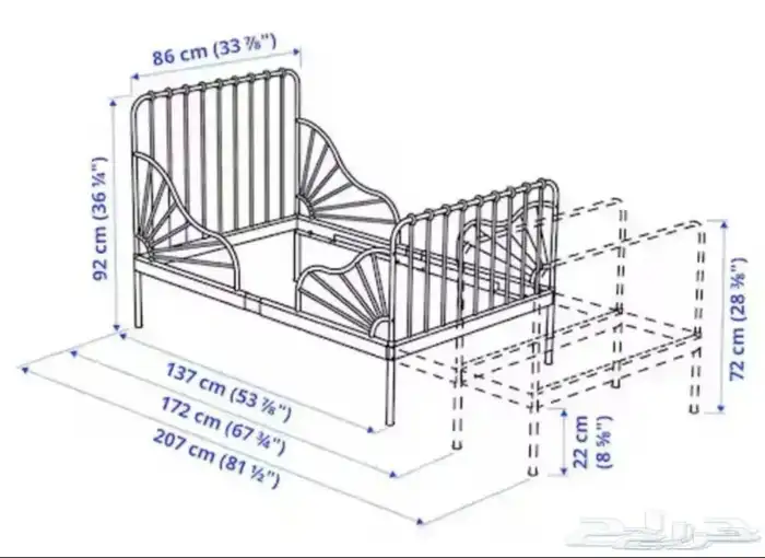 سرير ايكيا للاطفال 4