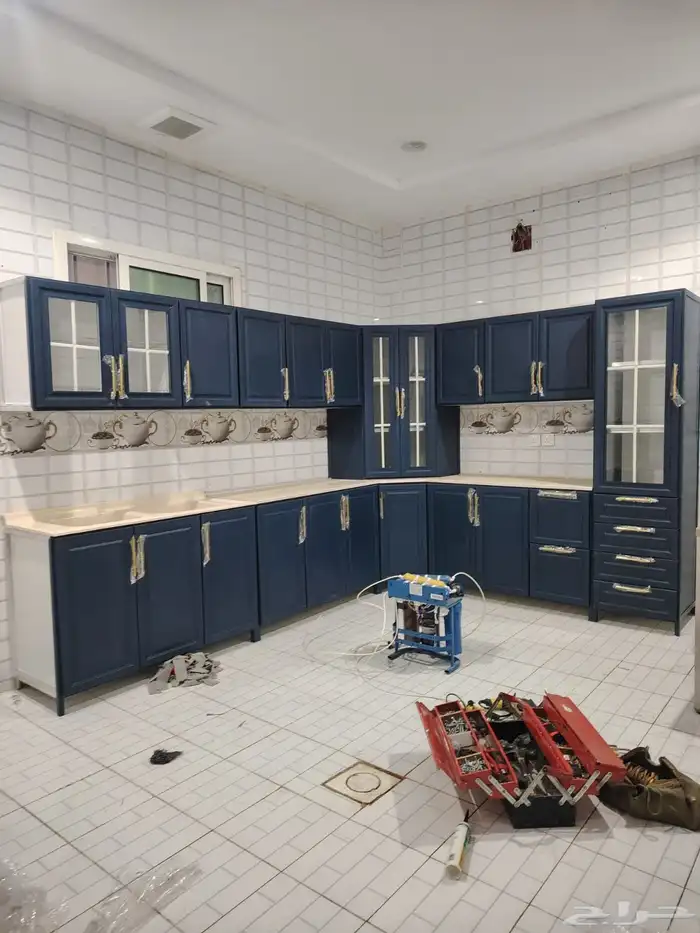 مطابخ جديده جاهزه ومعدله على حسب المساحه 18