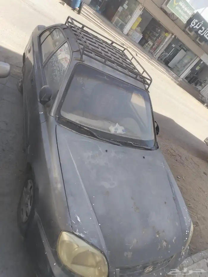 اكسنت 2004-2005 ماكينه للبيع وباقي السياره تشليح قطع غيار 1