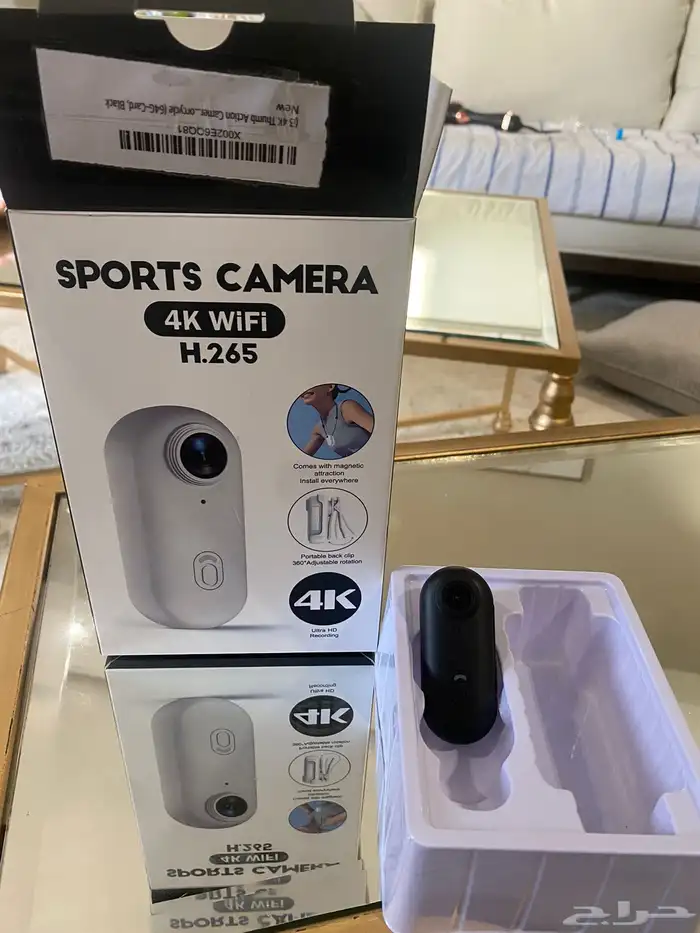 اكشن كاميرا 4K استخدام مره واحده فقط 0