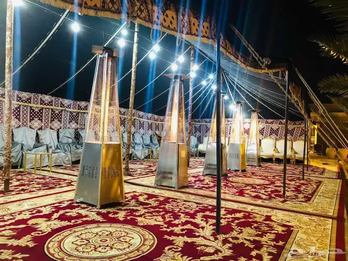 تاجير دفايات تاجير جلسات شعبيه تاجير كراسي وطاولات طعام 0