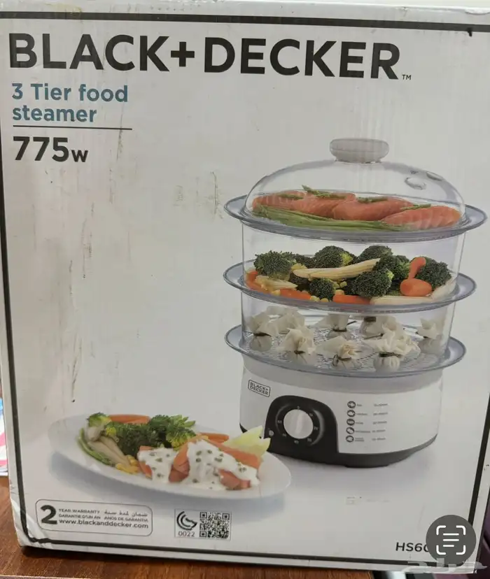 محضر الطعام بالبخار بلاك اند ديكر Black and Decker 3