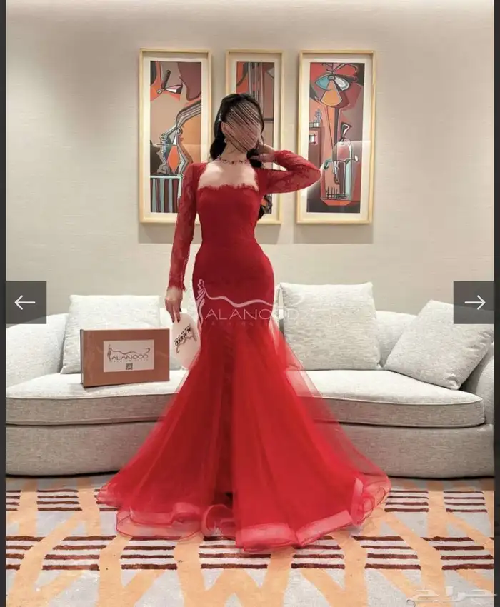 فستان مقاسM ماقد لبس جديد 2