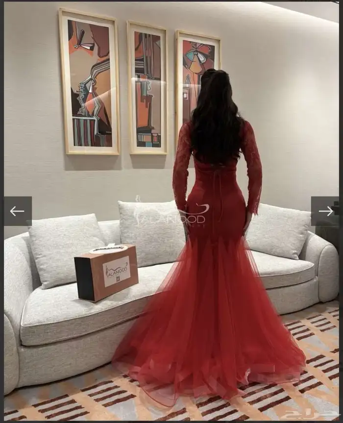 فستان مقاسM ماقد لبس جديد 1