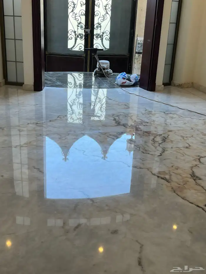 جلي وتلميع الرخام بالكريستال 6