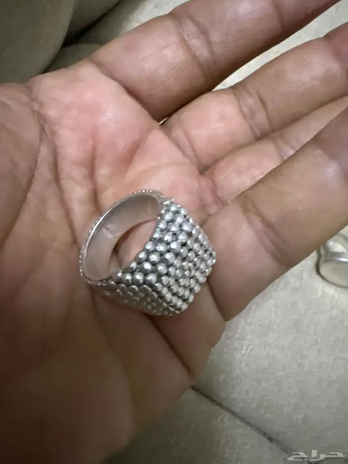 خاتم فضه اصلي 1