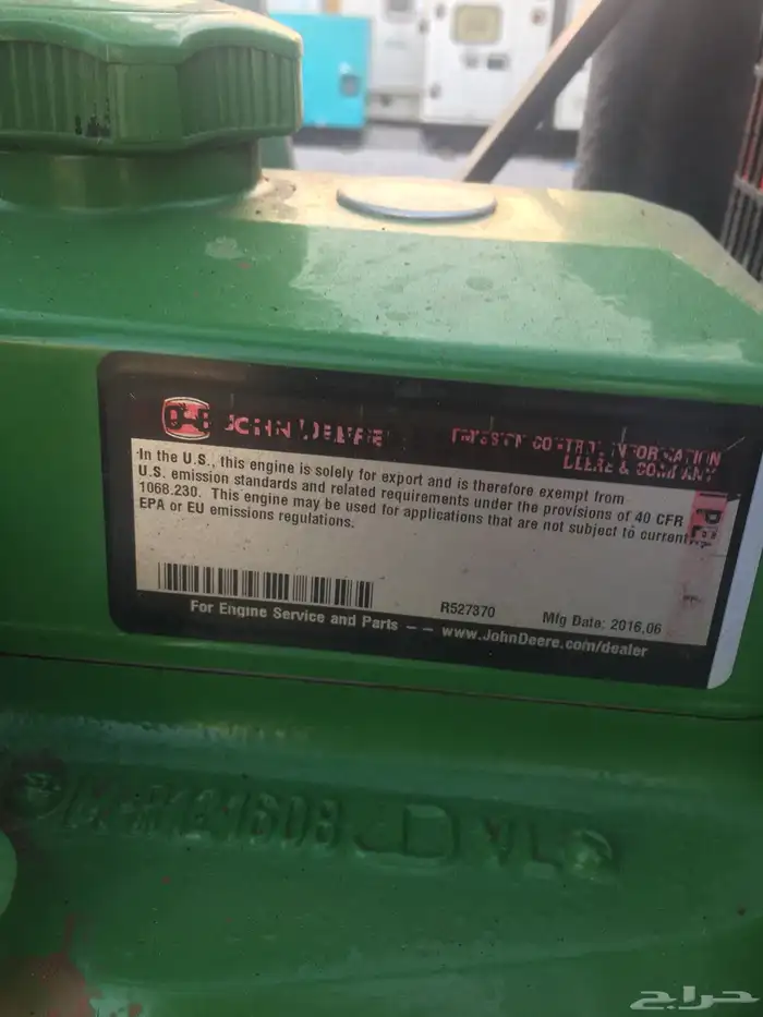 مولد كهرباء جون دير امريكي 150 ك اصفار 3