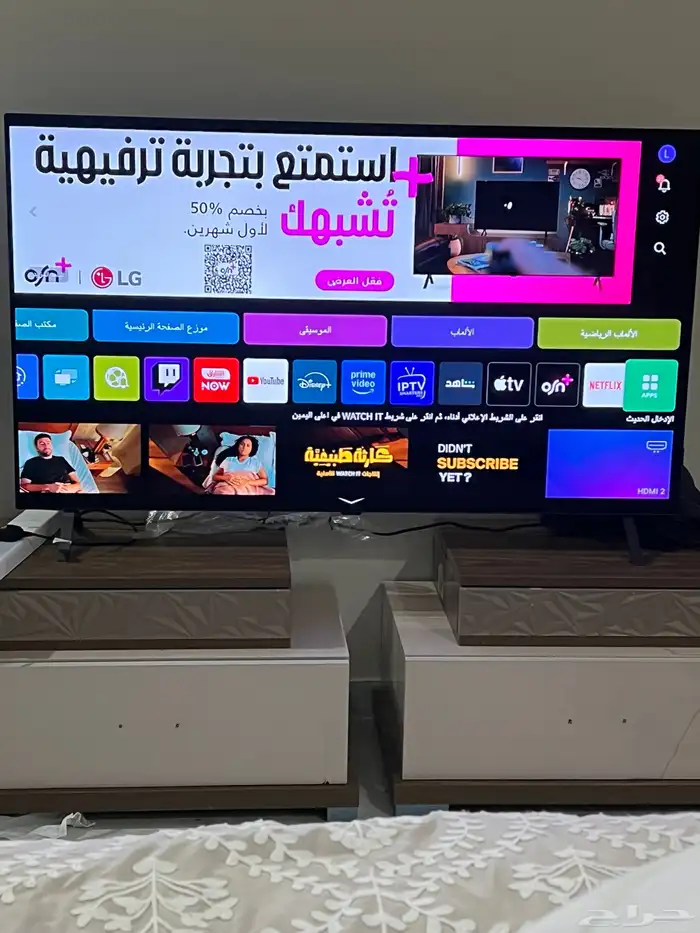 شاشة الجي. OLED حجم 55 بوصه 1