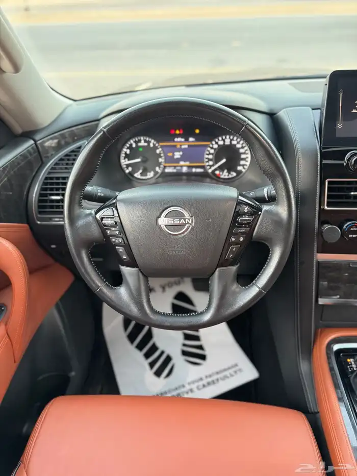 للبيع نيسان باترول 2023 تيتانيوم سعودي بحالة الوكاله 14