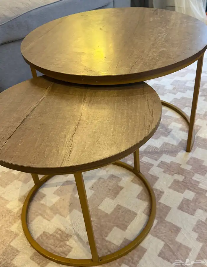 طاولة سفره وطاولتين ركنه 3