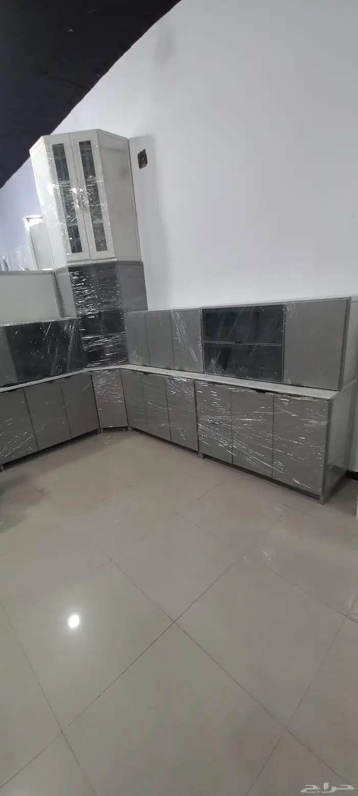 مطابخ جديده جاهزه تتوفر جميع الألوان رخام جلكسي ب2800 شامل ا 0