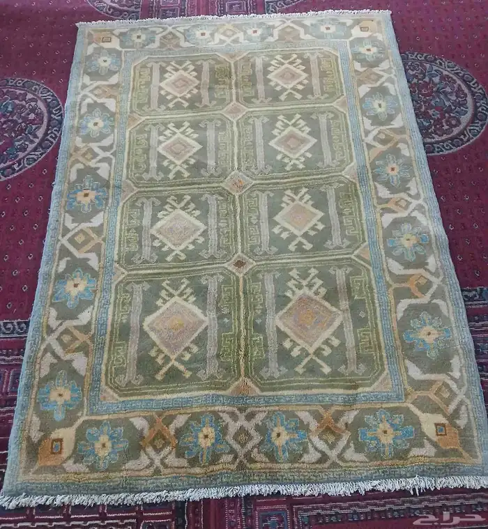 سجادة صوف يدوي إيراني 9