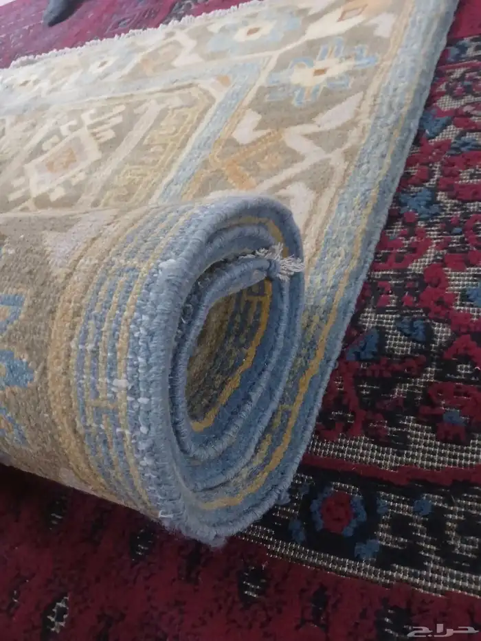 سجادة صوف يدوي إيراني 7