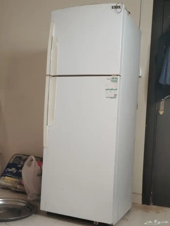 ثلاجة فتحتين رقم التواصل 0