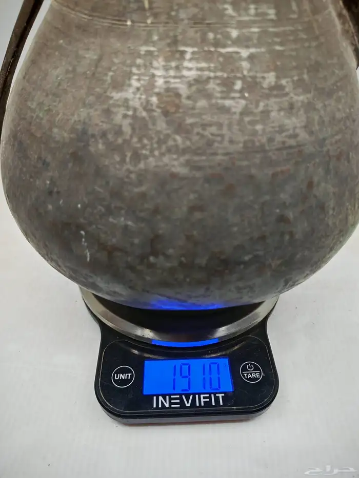 ابريق تراثي نحاس احمر من النوادر 10