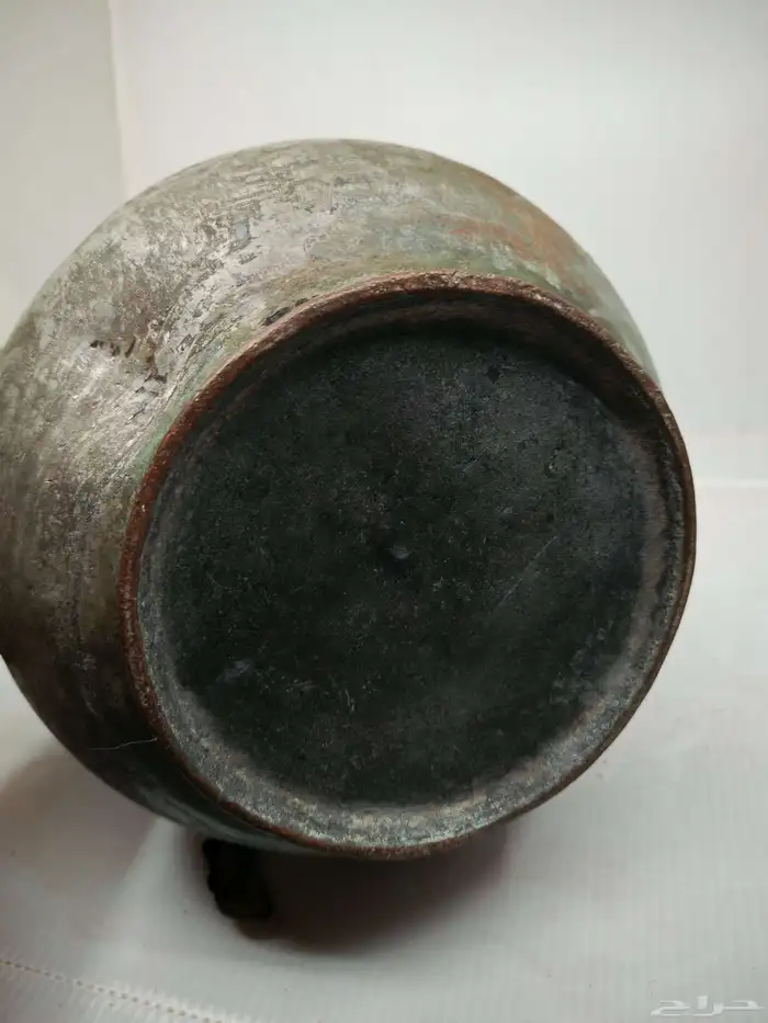 ابريق تراثي نحاس احمر من النوادر 8