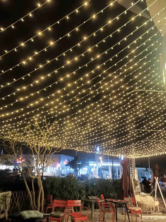 زينه نخل زينه كافيهات عقود اضاءه عقود لمبات 0