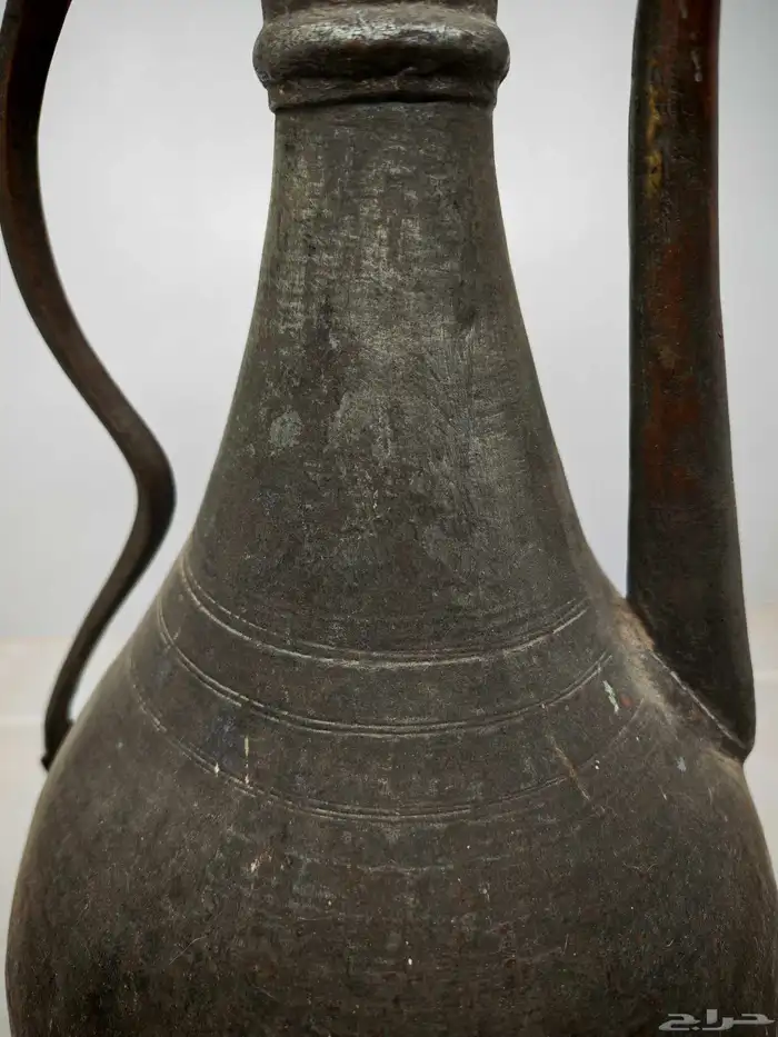 ابريق تراثي نحاس احمر من النوادر 6