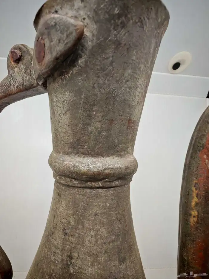 ابريق تراثي نحاس احمر من النوادر 7