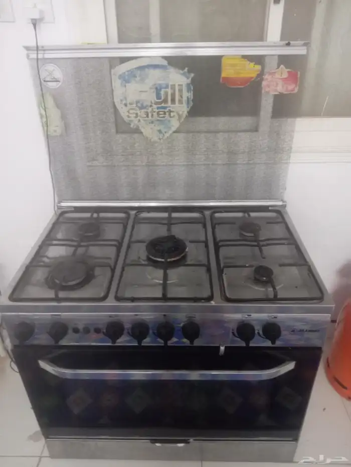 بوتاجاز 5 عيون شغال والفرن شغال فوق وتحت 0