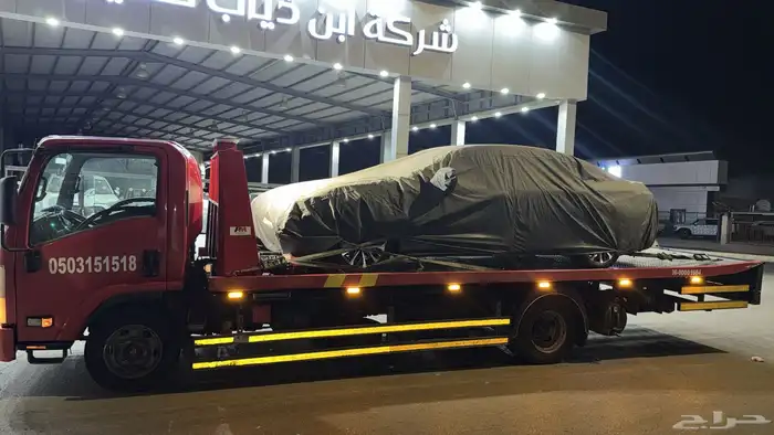 سطحه هيدروليك لنقل السيارات من عيون الجواء إلى مكان 0