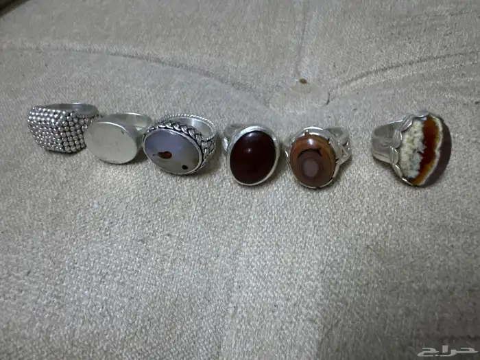 خاتم فضه اصلي 0