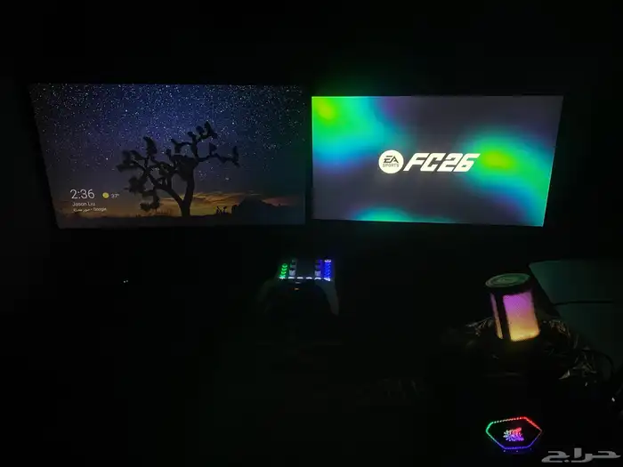 شاشة قيمنق تدعم 120 فريم على الكونسول290 2