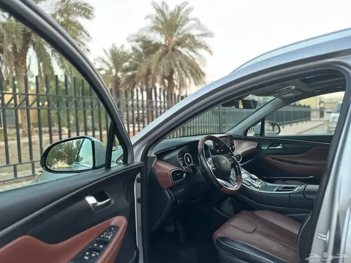 هونداي سنتافي موديل 2021 سعودي فل كامل اعلئ فئة 7 مقاعد 27