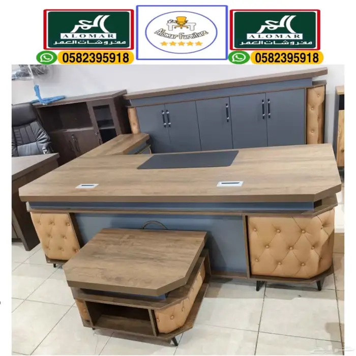 مكاتب سكرتاريه دواليب و مكتب إداريه و كراسي مكتبي جديد 25