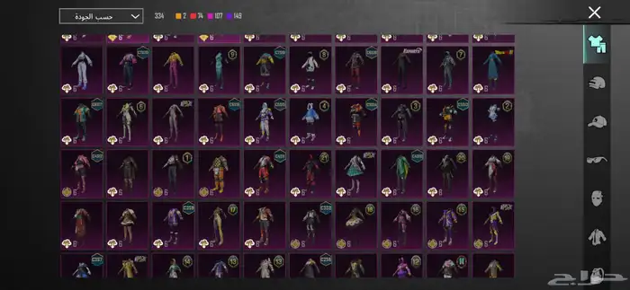 حساب ببجي للبيع 3