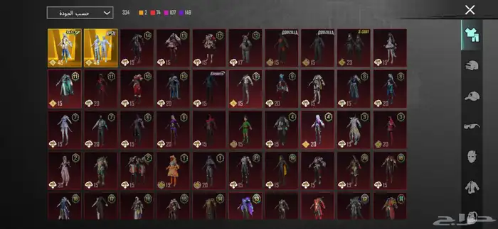 حساب ببجي للبيع 1