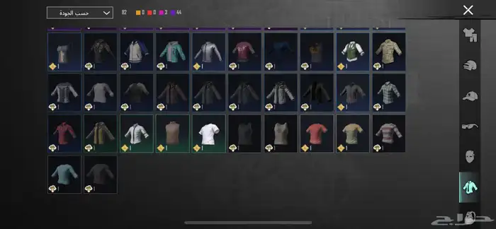 حساب ببجي مستوى 72 على سوم 12