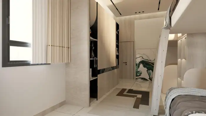 تصميم داخلي وديكور لغرفه اطفال بشكل مختلف 2