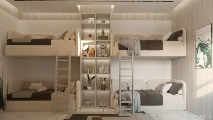 تصميم داخلي وديكور لغرفه اطفال بشكل مختلف 1