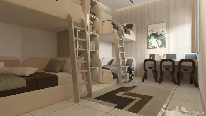 تصميم داخلي وديكور لغرفه اطفال بشكل مختلف 0