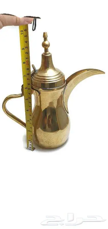 دلة قهوة عربي نحاس ثقيل   صناعة هندية 6