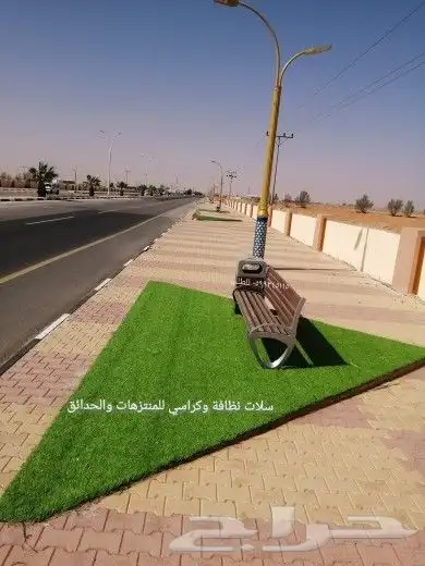 كرسي حديقة خشبي بهيكل من الحديد لعمر فني أطول 7