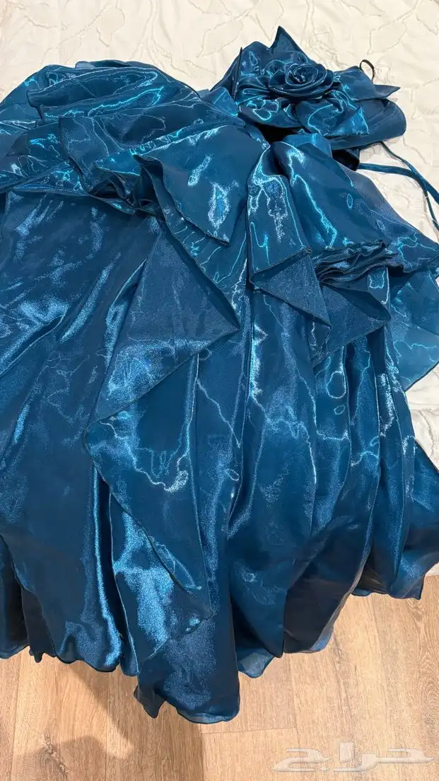 فستان ملكة ماركة بارلينا لبسه 3 ساعات فقط 2