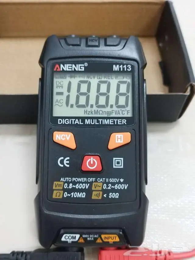 جهاز قياس رقمي متعدد فحص الكهرباء multimeter 6