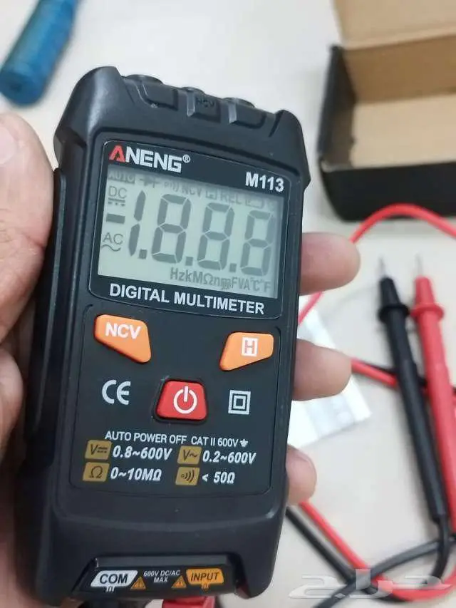 جهاز قياس رقمي متعدد فحص الكهرباء multimeter 4