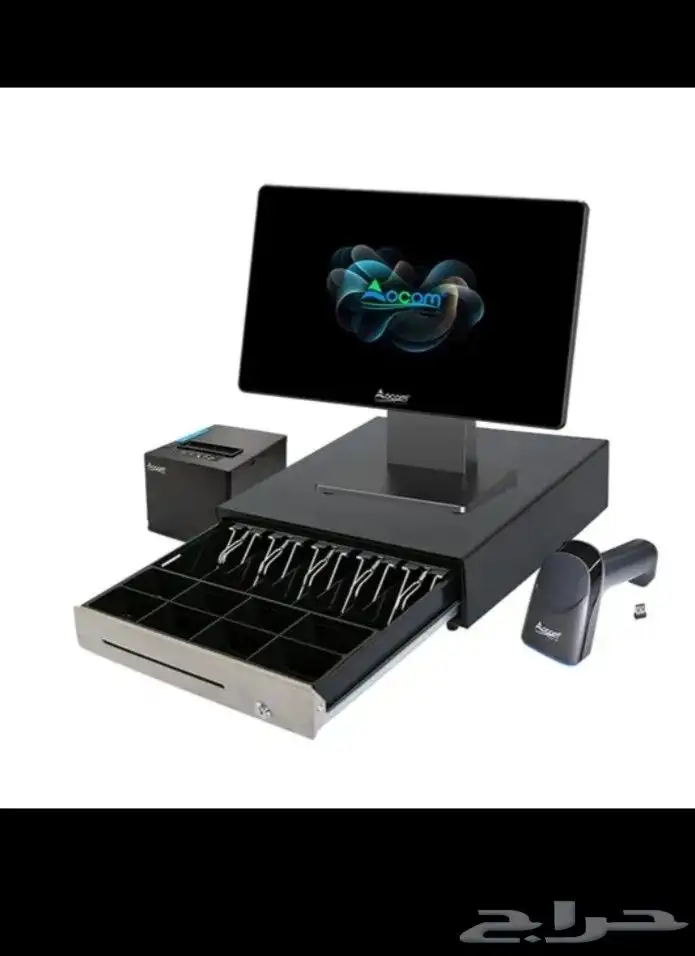 جهاز كاشير لمس مع برنامج محاسبي متكامل كاشير مطعم سيارات حلا 0