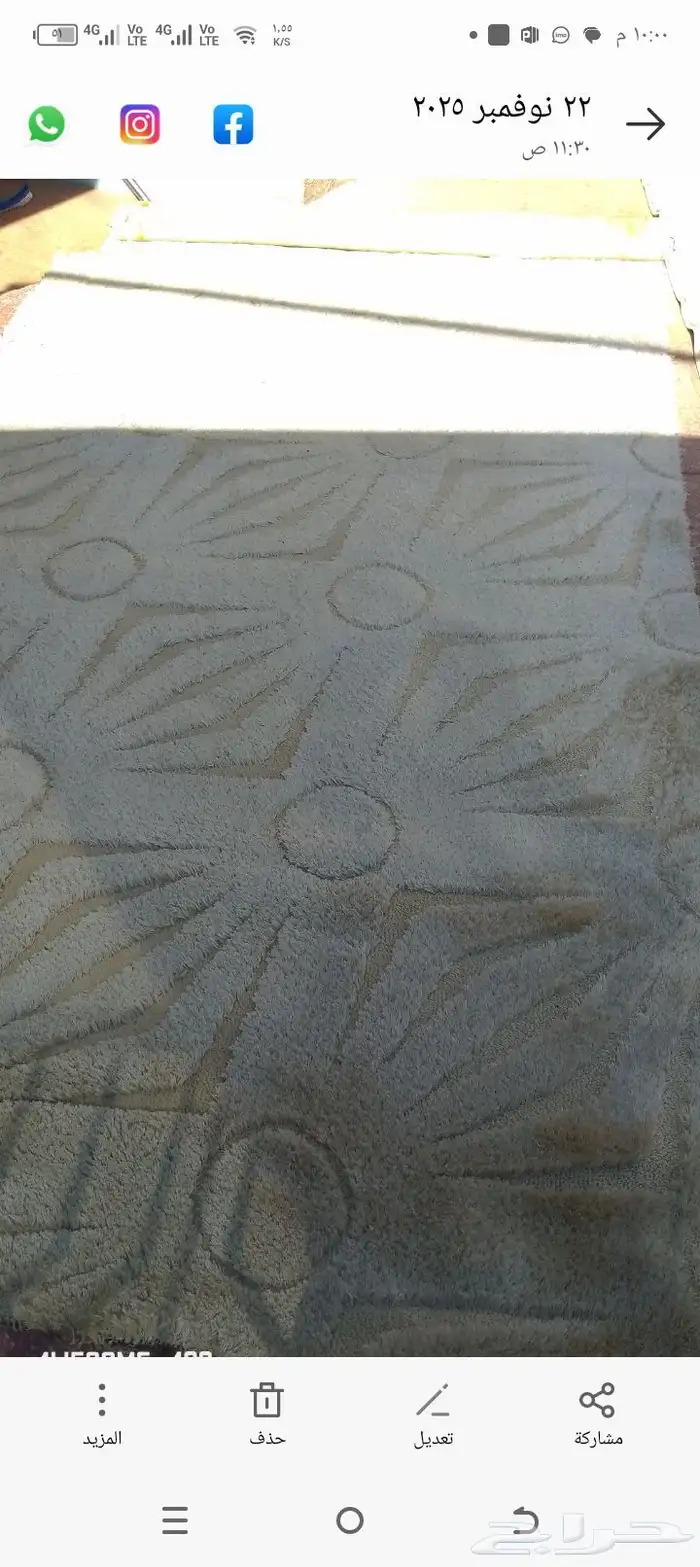 فرشات جديده مستعمل قليل للبيع 2